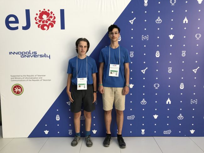 Görömbey László és Fekete Richárd versenyzők - Innopolis 2018