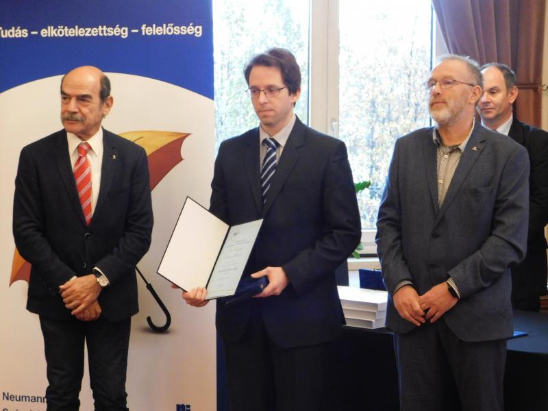 Kemény János-díj: Dr. Bolgár Bence Márton