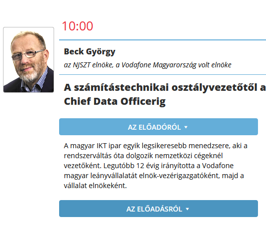 Beck György a CIO Hungary-n