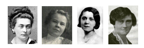 Hugonnai Vilma, Steinberger Sarolta, Pécsi Eszter, Vendl Mária