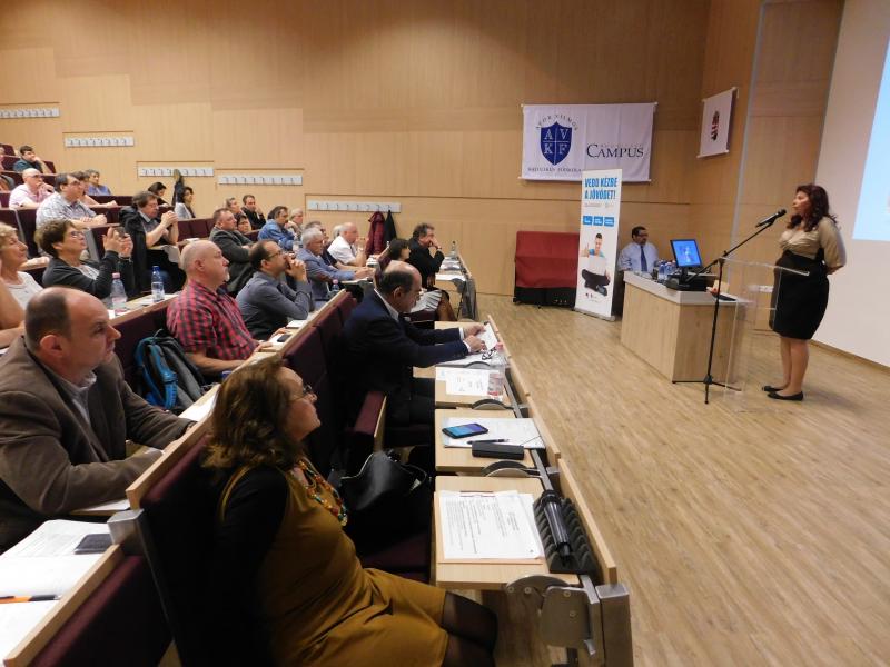 Fülöp Hajnalka a 2019-es ECDL vizsgaközponti fórumon