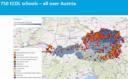 Ausztria - ECDL vizsgaközpontok