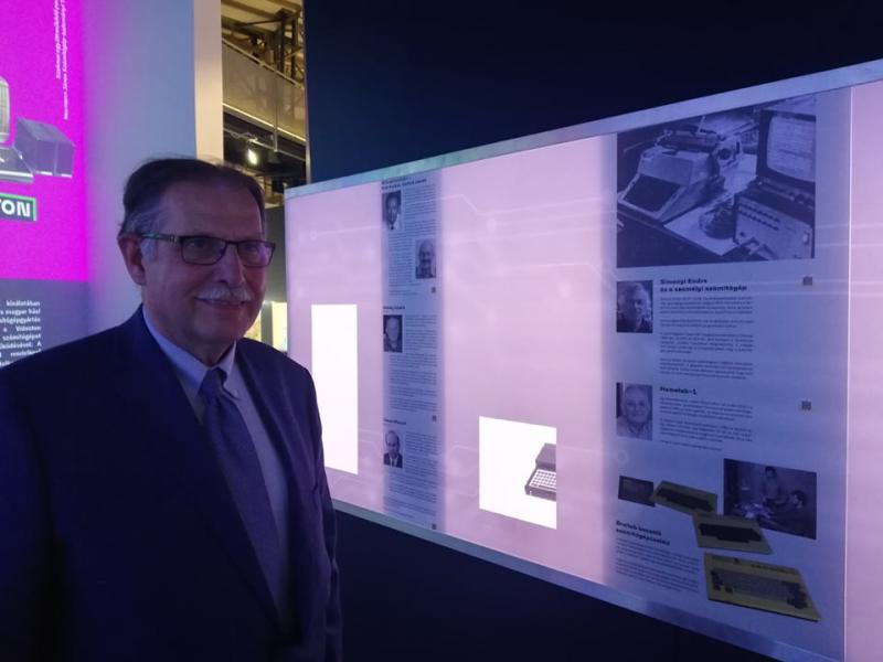 Kutor László a Millenárison. Fotó: NJSZT 