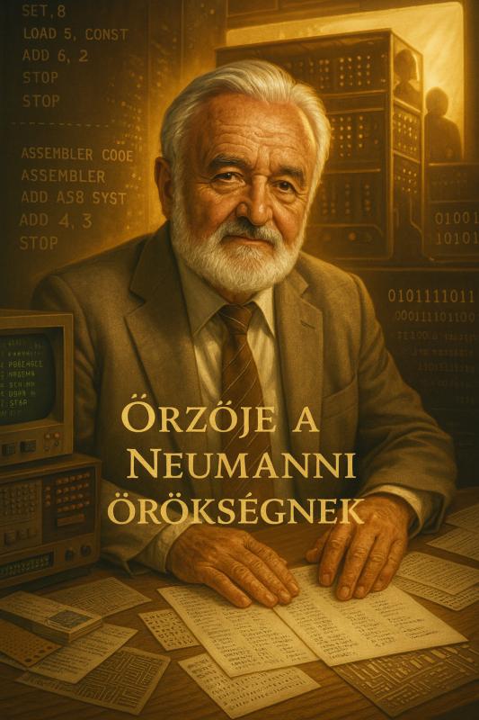 Dömölki Bálintról készült ChatGPT-grafika