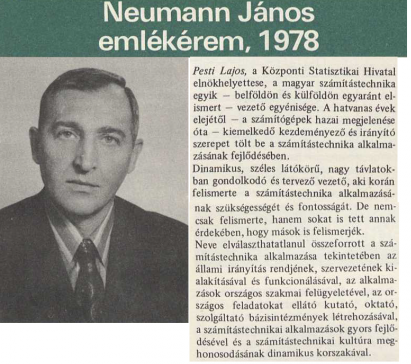 Pesti Lajos 1978