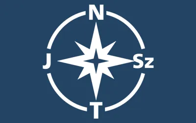 NJSZT szakosztályok iránytű illusztráció
