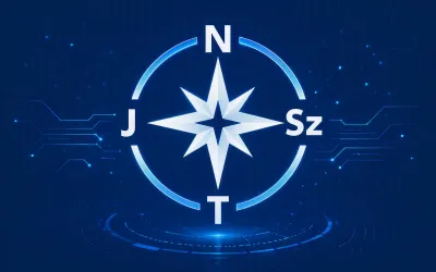 NJSZT szakosztályok iránytű illusztráció