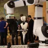 Robotszínház is volt a robotfoci-meccsek mellett a Magyar Ifjúsági Robot Kupa nyíregyházi ligáján