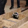 Robotszínház is volt a robotfoci-meccsek mellett a Magyar Ifjúsági Robot Kupa nyíregyházi ligáján