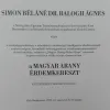 Simon Béláné dr. Balogh Ágnes kitüntetése